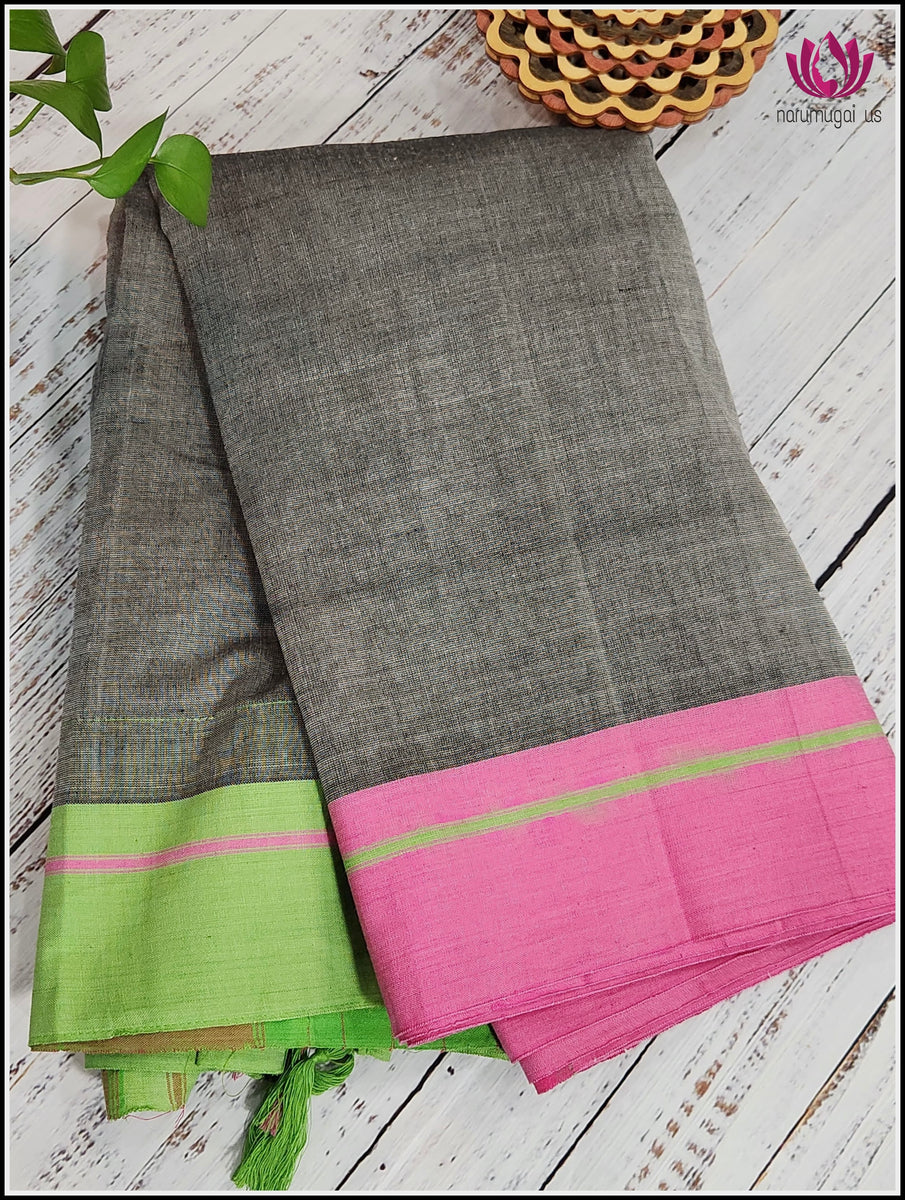 Patteda Anchu Handloom Cotton Saree