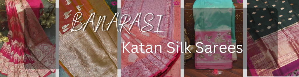 From Threads to Treasures: The Journey of Banarasi Katan Silk Sarees